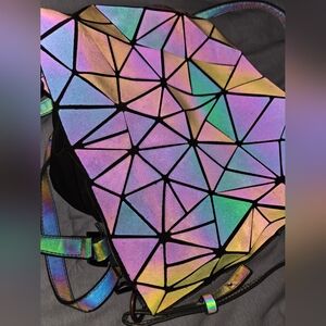 Holographic Geometric Women Bag
